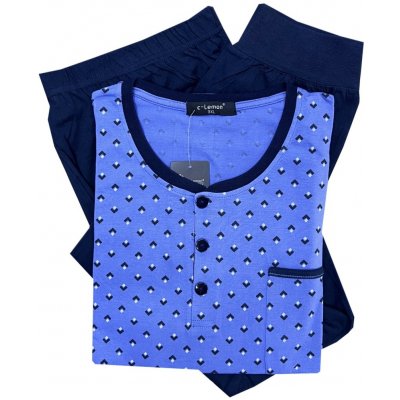 C-Lemon - AH787T pánské pyžamo dlouhé tyrkysové – Hledejceny.cz