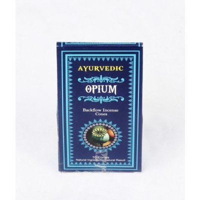 Ayurvedic Opium indické vonné františky tekoucí dým 10 ks – Zbozi.Blesk.cz