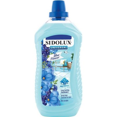 Sidolux Soda Power čistič PVC dlažba Blue Flower 1 l – Sleviste.cz
