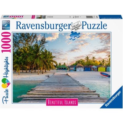 RAVENSBURGER 169122 Nádherné ostrovy: Maledivy 1000 dílků – Hledejceny.cz