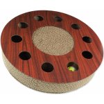 Magic Cat Interactive interaktivní kruh škrabadlo pro kočky kartonové 33 x 33 x 6 cm – Hledejceny.cz