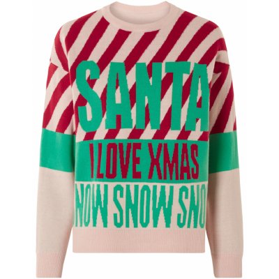 esmara Dámský vánoční svetr světle růžová – Zboží Mobilmania