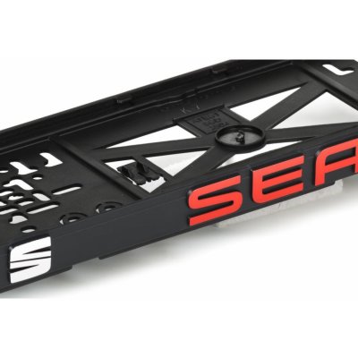 Podložka pod SPZ SEAT červená (2ks) | Zboží Auto