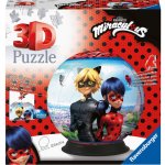 Ravensburger 3D puzzleball Kouzelná Beruška a Černý kocour 72 ks – Zboží Dáma