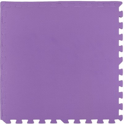 Divio Pěnový koberec MAXI COLOR 1 ks 62x62x1 cm fialový – Zboží Dáma