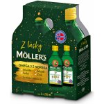 Orkla Health A/S Mollers Omega 3 D+ dárkové balení 2 x 250 ml – Zboží Dáma