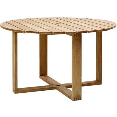 Cane-line Teakový jídelní stůl Endless, kulatý 130x74 cm, teak – Hledejceny.cz