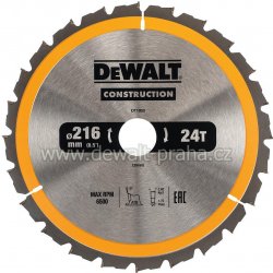 DeWALT DT1952 Pilový kotouč 216 x 30 mm, 24 zubů