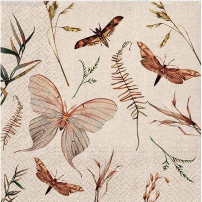 Ubrousek 33x33 cm MOTÝLI – HobbyKompas.cz Ubrousek 33x33 cm MOTÝLI – HobbyKompas.cz