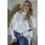 Bílá Krajková oversize košile LUX VEILLE – Hledejceny.cz