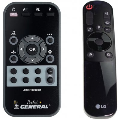 Dálkový ovladač General LG AKB76038001 – Zboží Živě