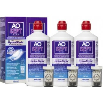 Alcon Aosept Plus s HydraGlyde 3 x 360 ml