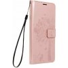 Pouzdro a kryt na mobilní telefon Samsung Coolcase Mezzo Samsung Galaxy A22 LTE Tree rose gold