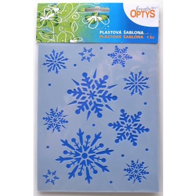 Optys Šablona Vločky 2, 20 x 15 cm – Zboží Dáma