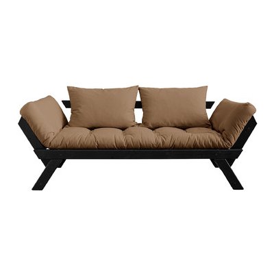 Karup sofa Bebop *180 cm black + futon mocca 755