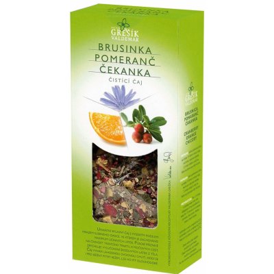 Grešík Brusnice klikva & Pomeranč & Čekanka bylinný čaj sypaný 50 g – Zbozi.Blesk.cz