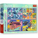 TREFL Stitch 4x250 dílků – Zboží Dáma