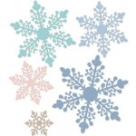 DP Craft vyřezávací šablona Vločky 5 ks – Zboží Mobilmania