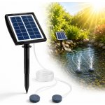 Solární provzdušňovač jezírka AP211 – 2200 mAh baterie, 2 režimy provozu, 2 W panel – Zboží Dáma