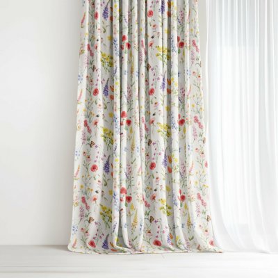 Goldea dekorační závěs valencia - rozkvetlá louka 140x135 cm – Hledejceny.cz