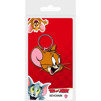 Přívěsek na klíče Tom a Jerry gumová Jerry – Zboží Mobilmania