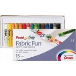 Pentel Artist Voskovky na textil sada 15 ks – Zboží Dáma
