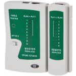 TESTER ZKOUŠEČKA KABELŮ RJ45 / RJ12 / RJ11 – Zboží Dáma