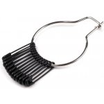 Spínací špendlíky délka 19 mm, malé, černý lak – Zboží Dáma