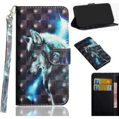 Pouzdro Decor PU kožené peněženkové Nokia 8.1 - vlk – Zbozi.Blesk.cz