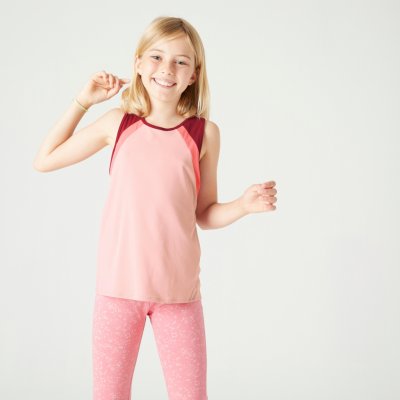 Domyos dívčí fitness tílko S500 růžové