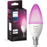 Philips Chytrá žárovka Hue Bluetooth 6W, E14, White and Color Ambiance – Hledejceny.cz