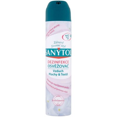 Sanytol dezinfekční osvěžovač vzduchu, povrchů a textilií 300 ml Květiny – Zboží Dáma