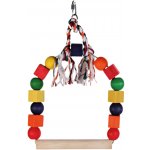 TRIXIE dřevěná houpačka s ozdobami velká 20 x 29 cm – Zbozi.Blesk.cz