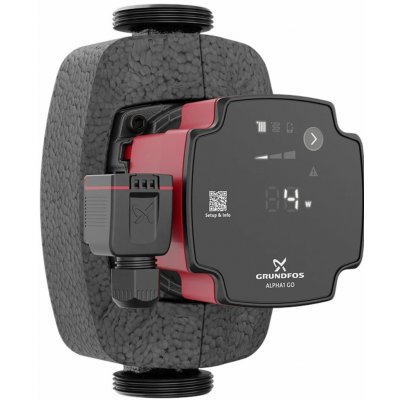 Grundfos ALPHA1 GO 25-40 180 220-240V 9H AB0 93074185 – Zboží Mobilmania