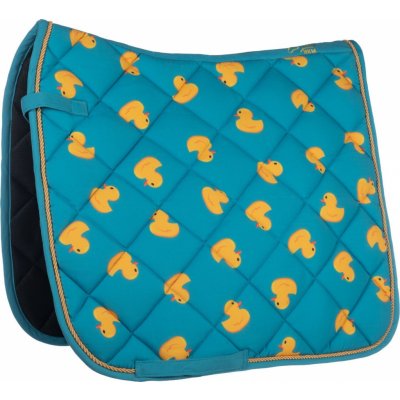 HKM Dečka podsedlová Naples blue yellow – Zboží Dáma