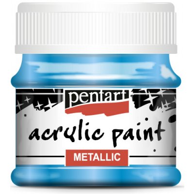 Pentart akrylové barvy metal 50 ml modrá – Zbozi.Blesk.cz