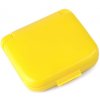 Krejčovská křída a mýdlo cestovní šitíčko v plastovém pouzdře barva: žlutá