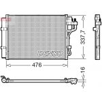 DENSO DCN51003 Kondenzátor, klimatizace (DCN51003)