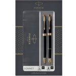 Parker Sonnet Black GT sada plnicí pero a kuličková tužka 1501/8893371 – Zboží Mobilmania