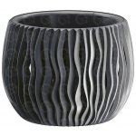 Prosperplast SANDY BOWL květináč 37 cm antracit – Zboží Dáma