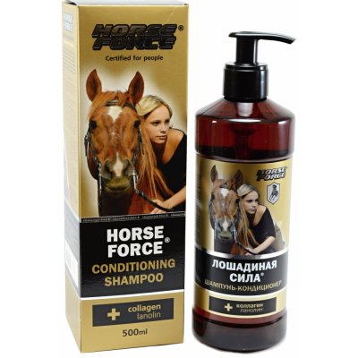 HorseForce Koňská síla šampon s kolagenem 500 ml