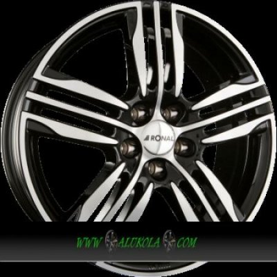 Ronal R57 7,5x17 5x100 ET38 black polished – Hledejceny.cz