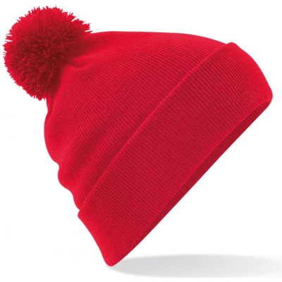 Beechfield Originální čepice s bambulí B 426 Classic red – Hledejceny.cz