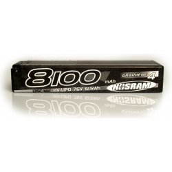 NOSRAM HV Stock Spec GRAPHENE-4 8100 mAh Hardcase Akku 7.6 V LiPo 135C/65C