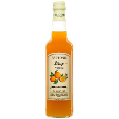 Bartonik Sirup pomeranč 60% 0,5 l