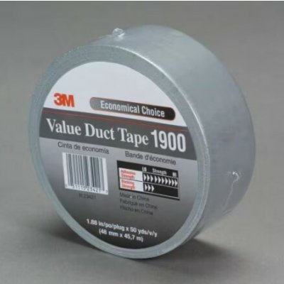 3M 1900 Duct Tape Univerzální textilní 50 mm x 50 m stříbrná – Sleviste.cz