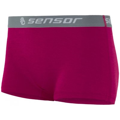 SENSOR MERINO ACTIVE dámské kalhotky s nohavičkou Růžová