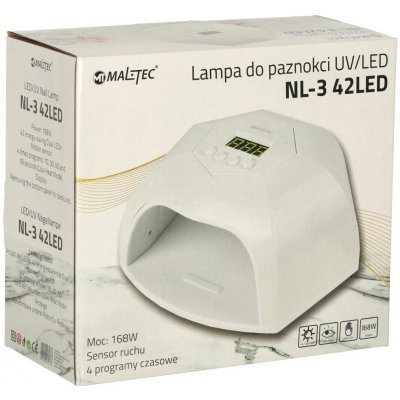 Allepaznokcie UV LED lampa NL-3 168W 42 pro manikúru a pedikúru – Hledejceny.cz