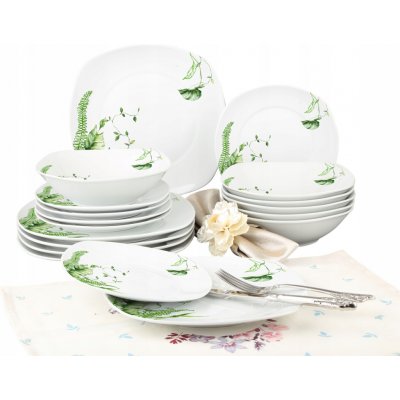 Prima Deco Jídelní servis Liść Paproci 18 ks – Zbozi.Blesk.cz