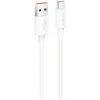 usb kabel Foneng X108 USB-A to USB-C, 3A, 1m, bílý